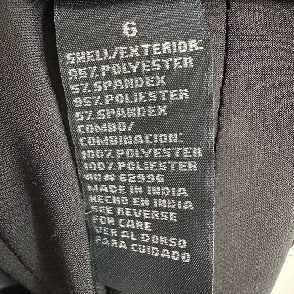 Scarlet Little Black Dress Size 6 Sheer Cape Overlay Evening Wedding Cocktail - Picture 6 of 8